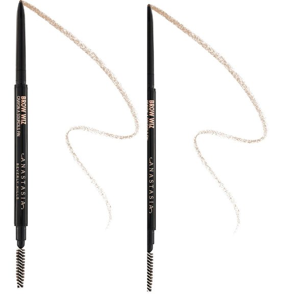 40% SALE 💛 2 Anastasia TAUPE Brow Wiz Skinny Brow Pencil ✨ NEW IN BOXES - Picture 1 of 6
